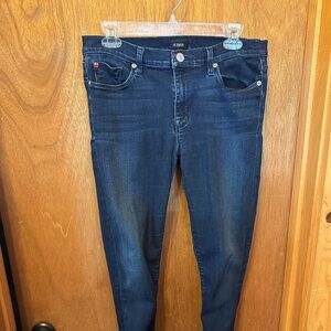 Hudson Jeans Super Skinny Low Rise Dark Wash Denim Blue Size 29